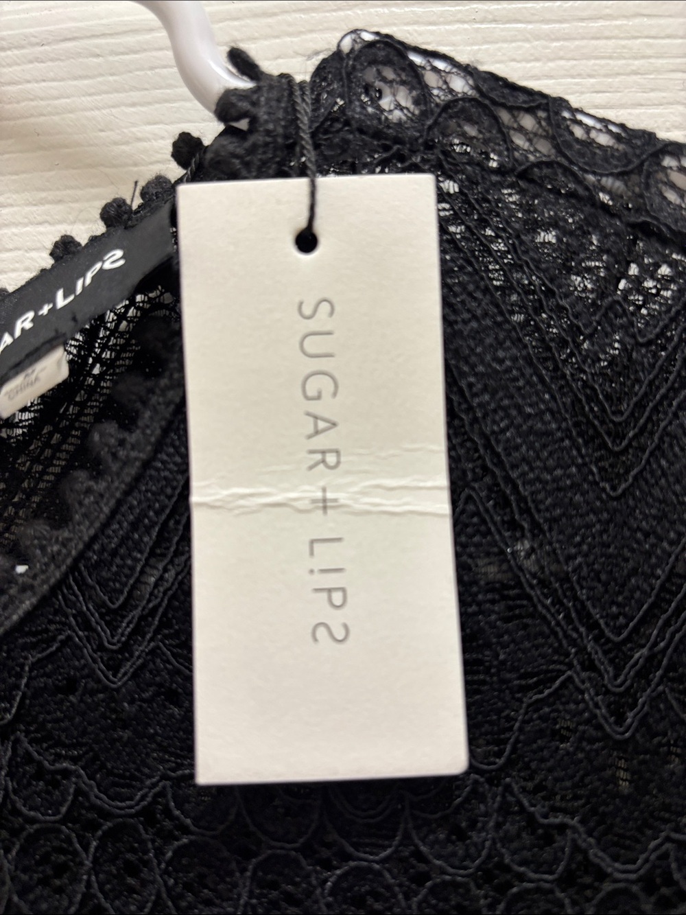 Sugarlips Black Lace Long-Sleeve Sheath Dress - Picture 3 of 8